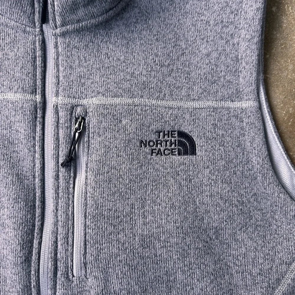 The North Face Gordon Lyons Vest Mens XL Gray Fleece Full Zip Outdoors NWT